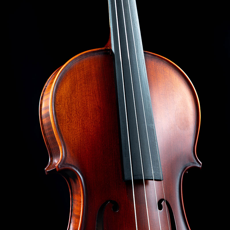 艾尔音独板小提琴专业级纯手工成人儿童初学者考级木质演奏级乐器