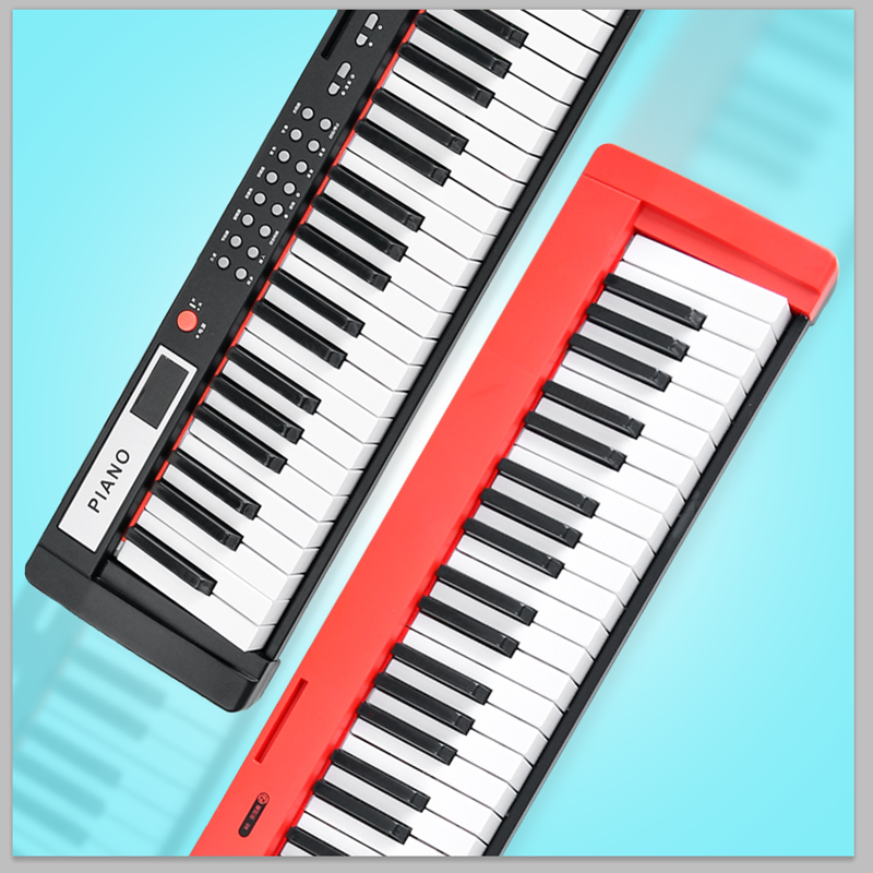 专业88键盘电子琴便携式多功能成年人儿童初学者幼师专用家用电钢