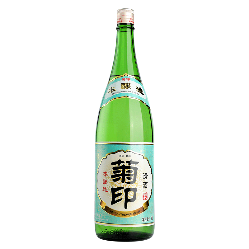 菊印本酿造清酒1.8 l日式国产米酒