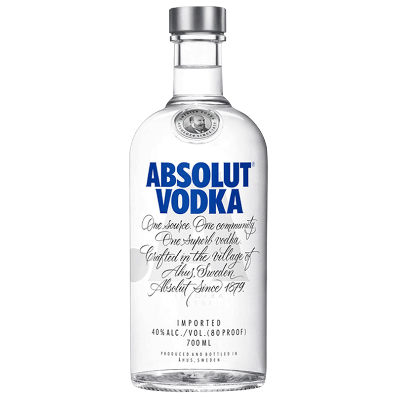 绝对原味absolut vodka经典伏特加