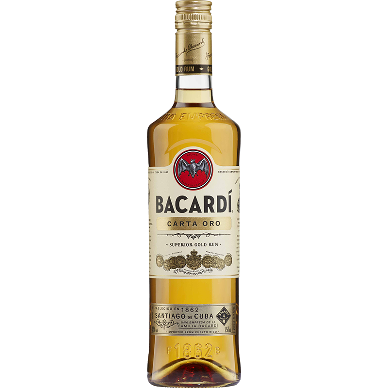 bacardi百加得朗姆酒金朗姆基酒