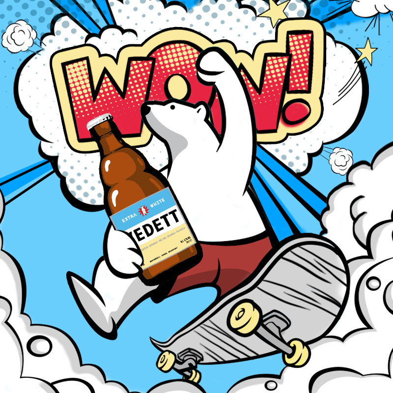 【热卖促销】白熊比利时原装白啤酒