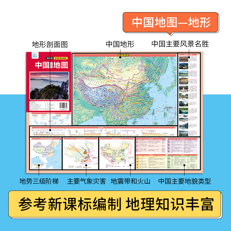 【共2张】2021新版中国世界地理地图