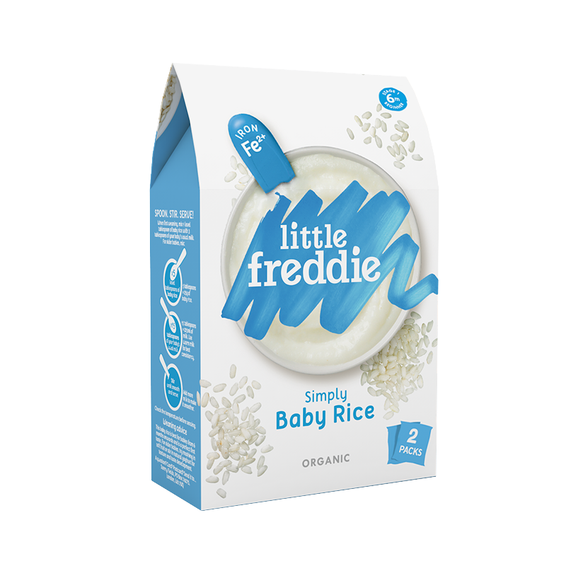 小皮欧洲进口原味有机婴幼儿大米粉160g高铁宝宝辅食营养米糊1段