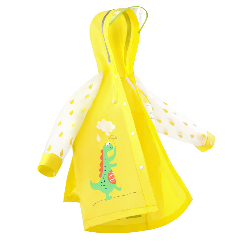 儿童雨衣男童小孩全身防水女童宝宝幼儿园透明小学生雨披恐龙雨衣