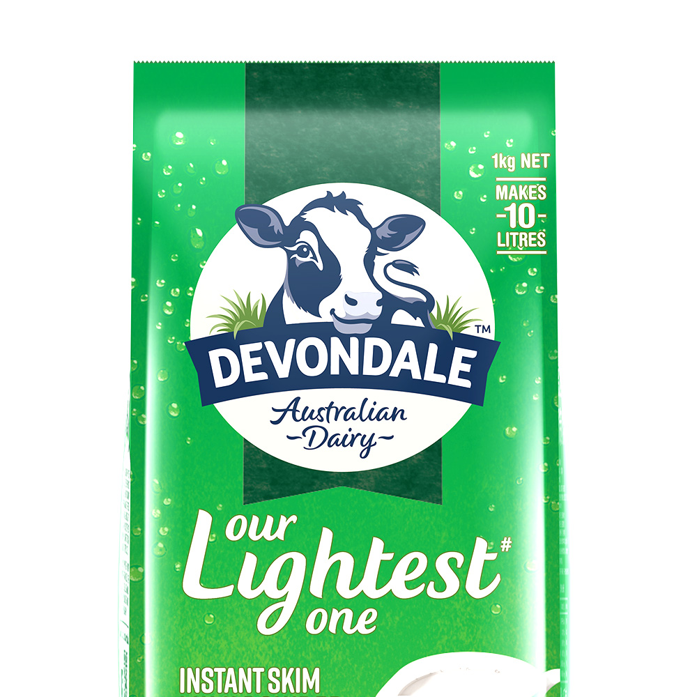 澳洲Devondale德运进口脱脂成人奶粉青少年学生儿童奶粉1000g