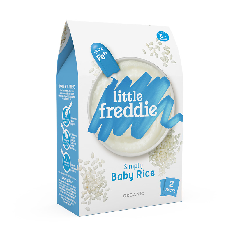 小皮欧洲有机高铁原味大米粉婴幼儿营养米糊乳宝宝6个月辅食160g