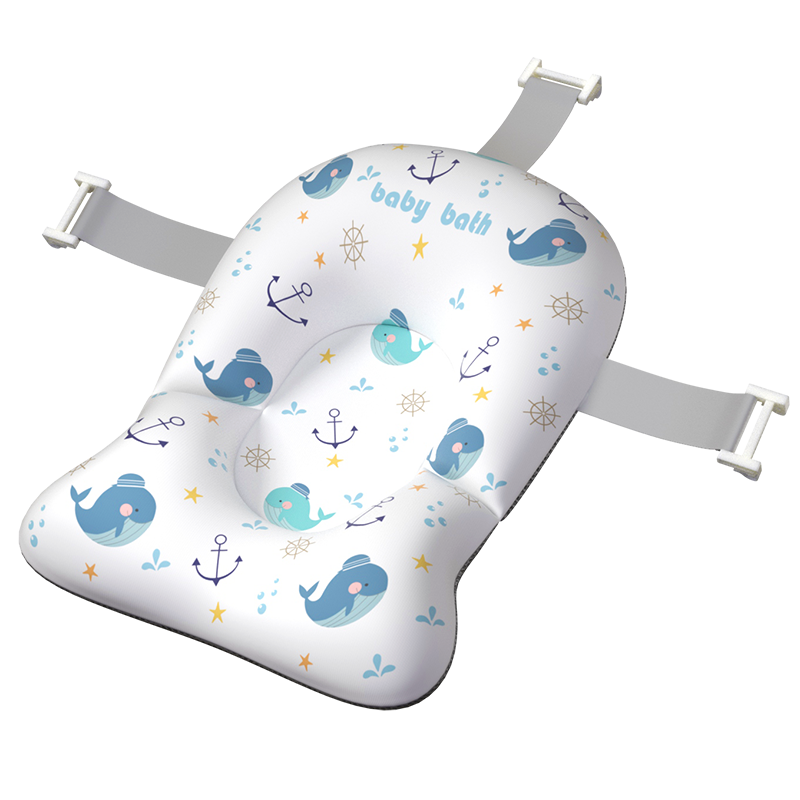婴儿洗澡用具新生婴儿悬浮浴垫宝宝洗澡神器沐浴盆躺托网架防滑垫