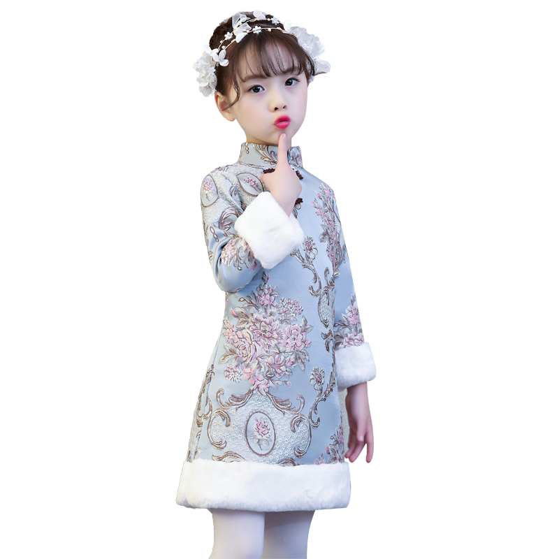 女童洋气国潮儿童唐装中国风旗袍