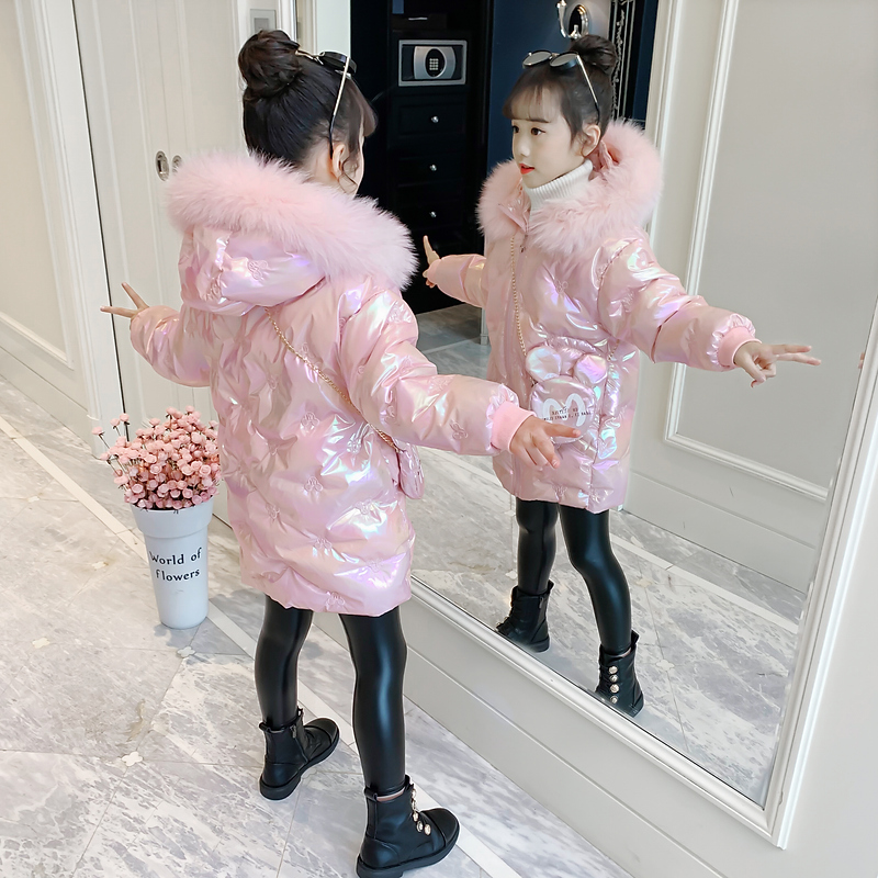 女童棉服2020年冬季新款儿童羽绒棉衣洋气中大童加厚棉袄外套冬装