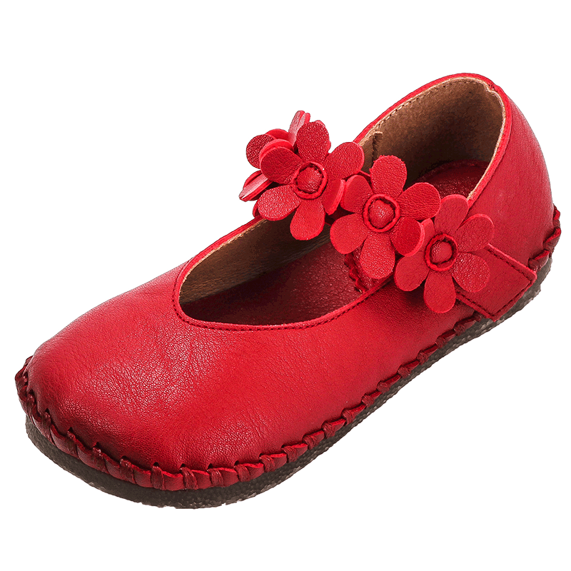女童鞋子秋季2020新款儿童软底皮鞋