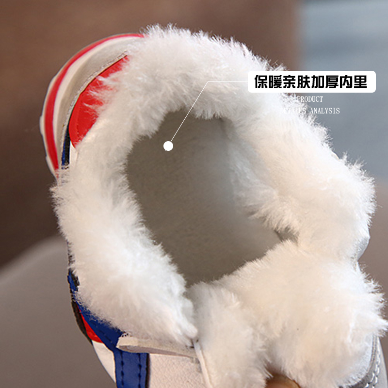 冬季运动鞋宝宝0-3岁1软底棉鞋