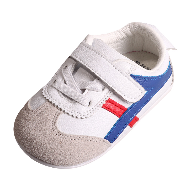 学步鞋男宝宝6-10个月婴儿软底女童小白鞋春秋冬季1岁不掉棉鞋子2