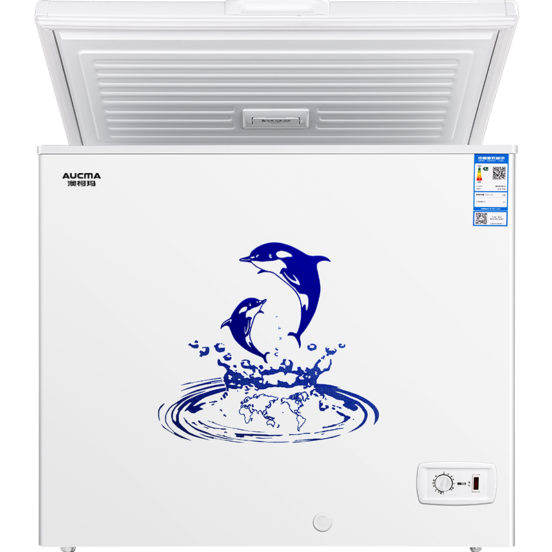 澳柯玛BC/BD-202NE冰柜家用小型冷藏冷冻商用卧式节能减霜小冷柜