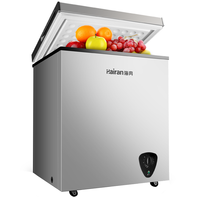 Hairan/海冉169L-商用冷柜小型冰柜家用迷你大容量节能冷藏冷冻柜