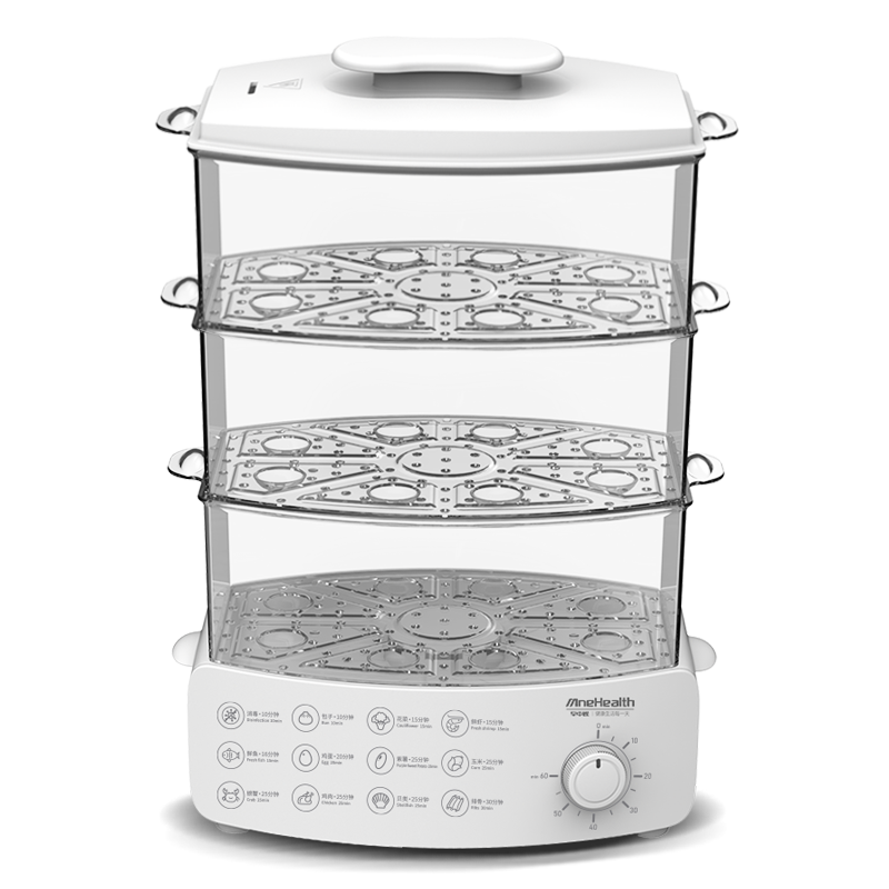 家用电蒸锅多功能双层蒸汽锅早餐机大容量自动断电小型蒸菜电蒸笼