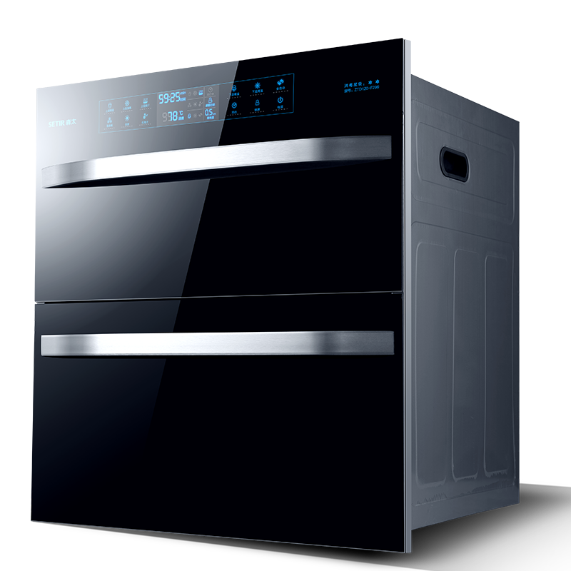 森太F299餐具消毒柜小型厨房家用嵌入式120L消毒碗柜镶嵌式二星级