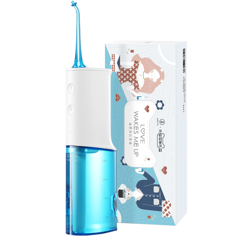 素士W3电动冲牙器便携式洗牙器家用牙齿清洗口腔清洁水牙线正畸