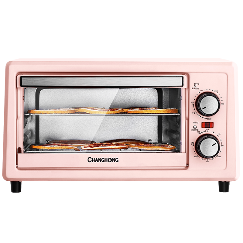 长虹烤箱家用多功能小型烘焙小烤箱全自动迷你双层电烤箱烘烤一体