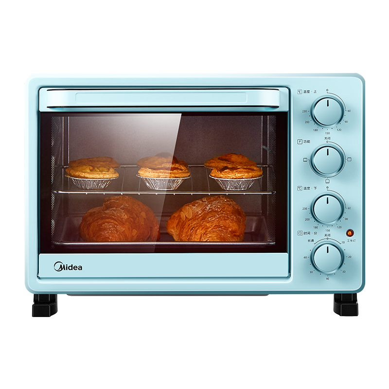 美的 电烤箱家用烘焙小型迷你全自动多功能蛋糕大容量干果机正品
