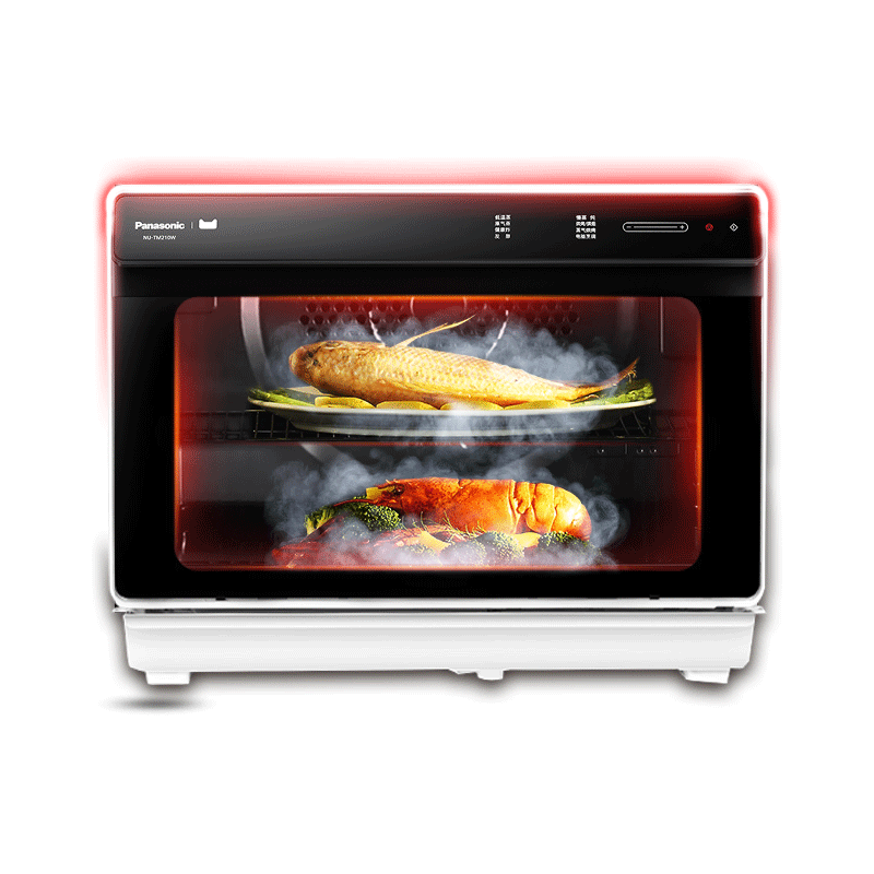 松下TM210蒸烤箱家用台式电烤箱蒸箱烤箱蒸烤一体机烘焙官方旗舰