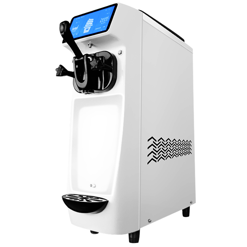 广绅冰淇淋机商用小型台式奶茶店单头软冰激凌机ST16E雪糕甜筒机