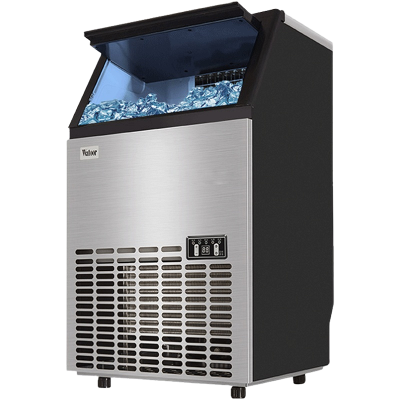 沃拓莱制冰机大型商用奶茶店方冰机全自动桶装水小型冰块制作机器