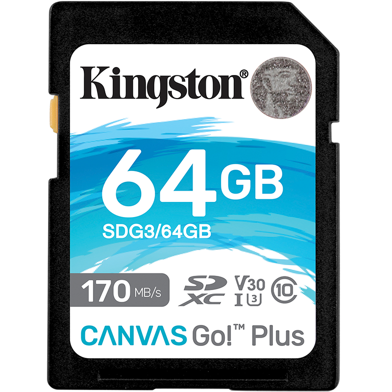 金士顿64g相机4k微单反高速内存卡