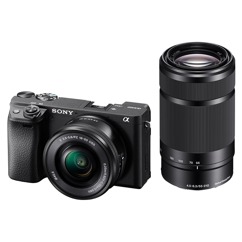 Sony/索尼ILCE-6400L(16-50/55210)旅行双镜 A6400微单 VLOG相机
