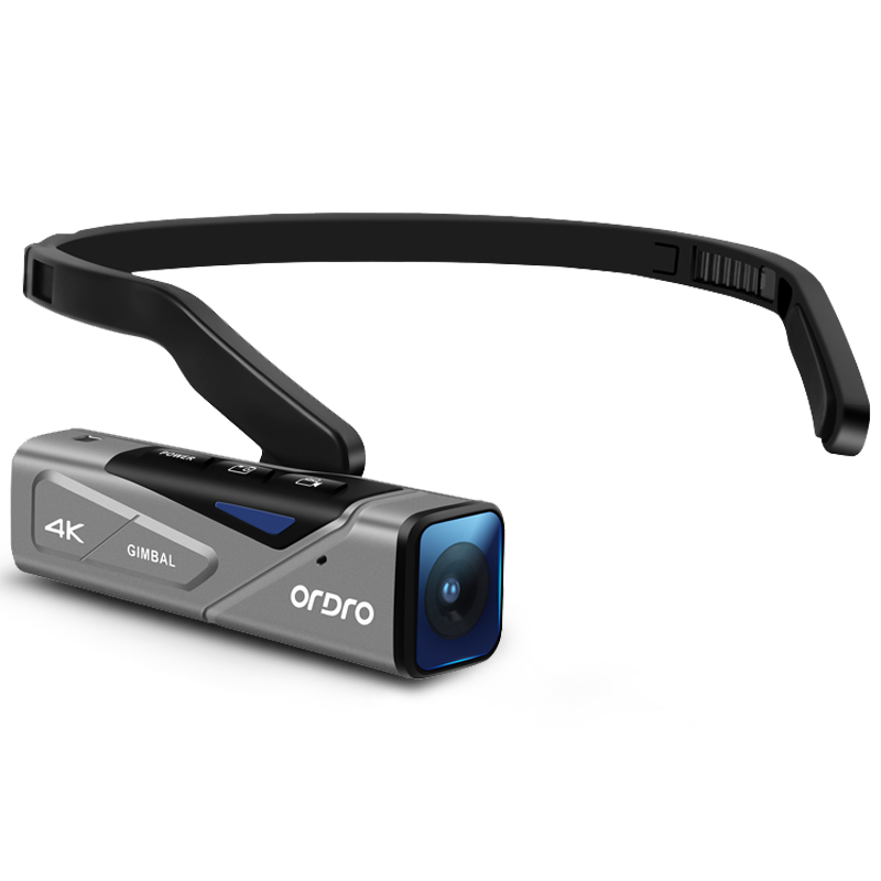 欧达EP7头戴式运动摄像机4K高清摄像头小型运动相机vlog云台光学防抖IPX5级防水Camera户外旅行旅拍微型DV