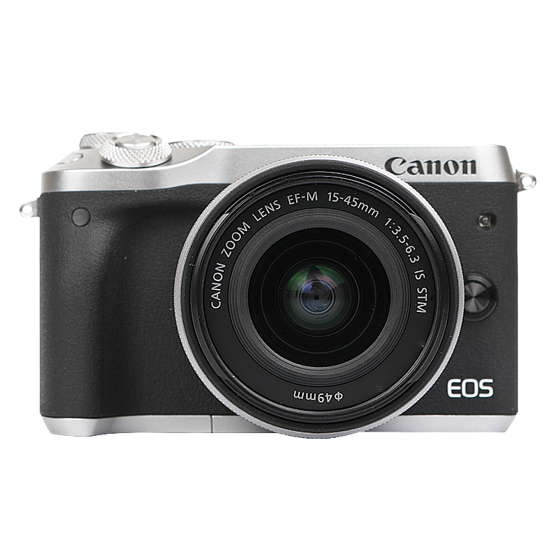 【领300券】佳能M6 15-45微单相机 入门级复古高清数码旅游照相机vlog照相机