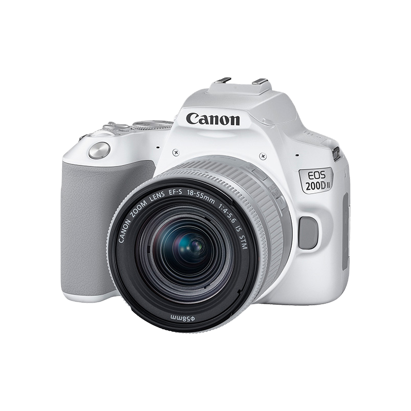 佳能200d二代单反相机数码高清旅游微单照相机学生入门级摄像机