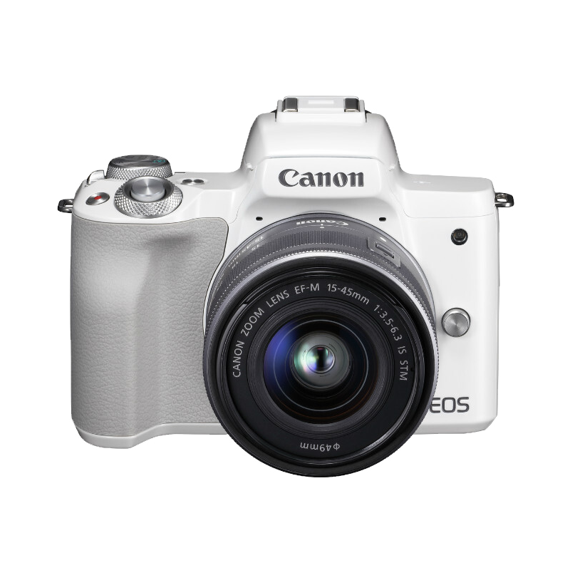 Canon/佳能eos M50高清数码入门级微单套机VLOG旅游相机女学生款