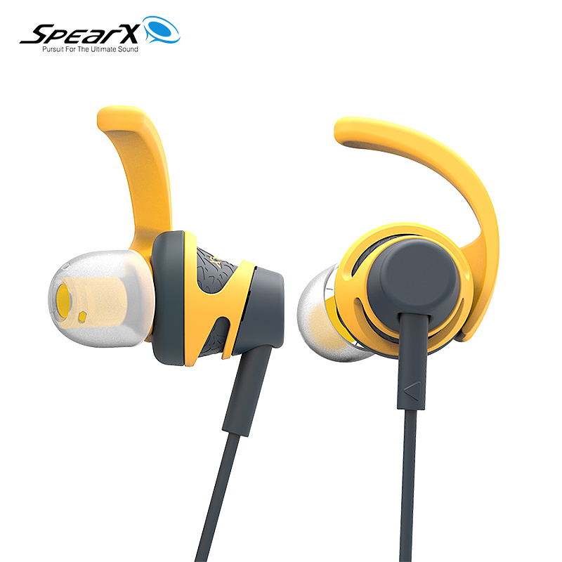 spearx声特s2运动防水防汗有线耳机