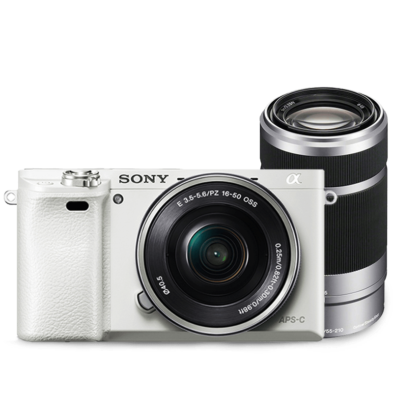 Sony/索尼 ILCE-A6000L(E16-50/55-210)微单反长焦旅游双镜头相机