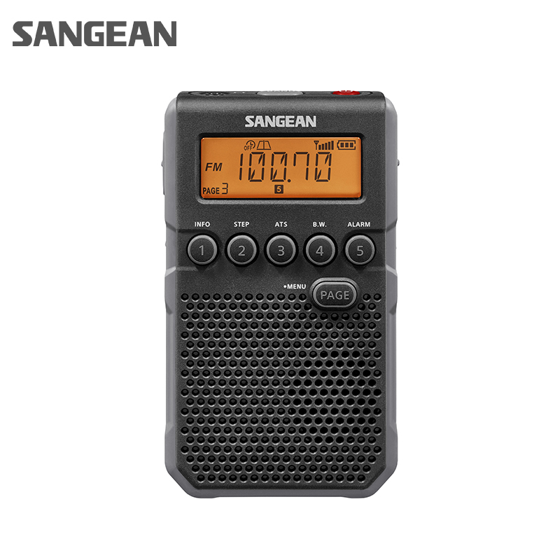 SANGEAN/山进DT-800C新款户外迷你运动数字闹钟迷你老人小收音机