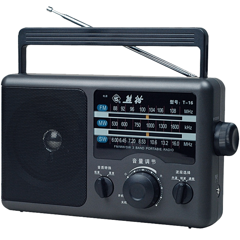 熊猫t-16全波段便携式半导体收音机