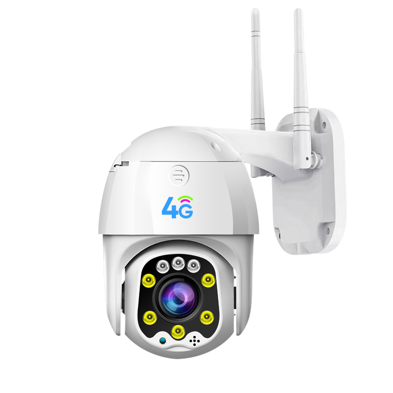 4G摄像头家用高清夜视室外无线监控器插卡流量连手机远程无需网络