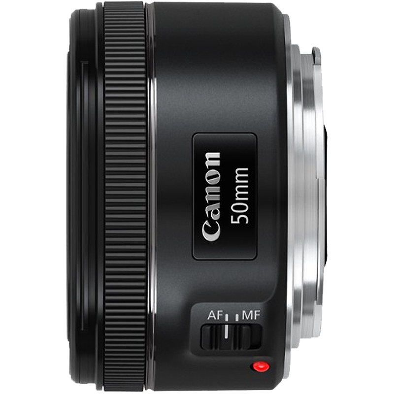 Canon/佳能EF 50mm f/1.8 STM大光圈人像标准定焦镜头小痰盂数码单反相机三代全画幅人物摄影501.8入门铁痰盂
