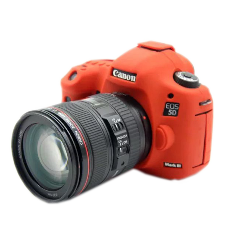 相机包佳能5D4 6D2 80D 6D 5D3 5DS 5DSR保护套800D硅胶套 EOS 6D2 90D 800D 77D 5D2 Mark iii IV 850D