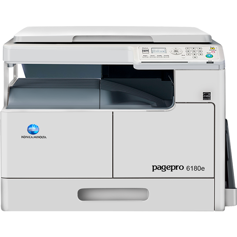 柯尼卡美能达185en 复印机 A3激光黑白办公商用扫描6180en多功能复合机a4打印复印一体机