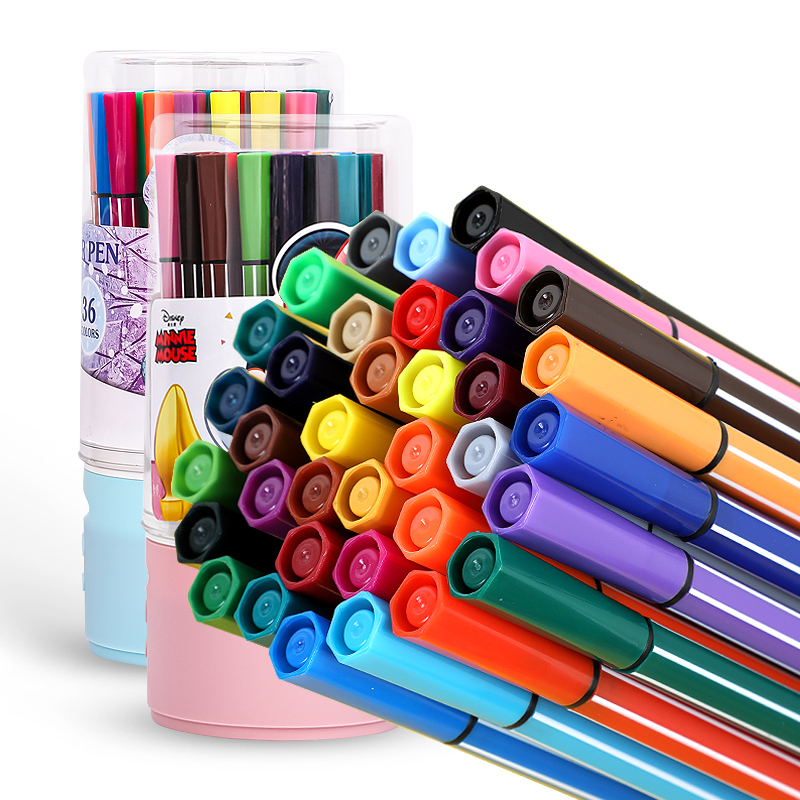 智高印章彩色笔套装可水洗24水彩笔