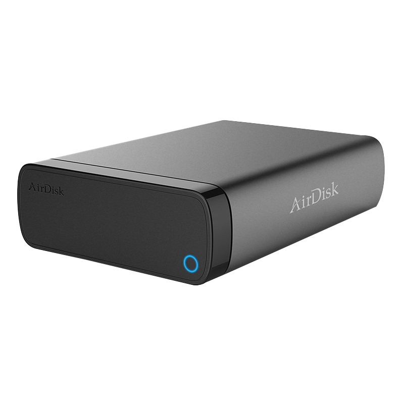 AirDisk存宝Q3X网络存储硬盘盒 家用NAS设备家庭云存储私有服务器 私人云局域网共享文件数据 可接百度网盘